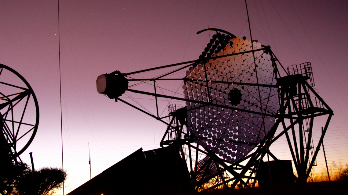 The H.E.S.S.-II telescope array in Namibia (Credit: DESY)
