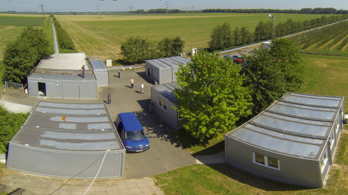 The GEO600 gravitational wave detector near Hannover (Credit: H. Lück / Max Planck Institute for Gravitational Physics)